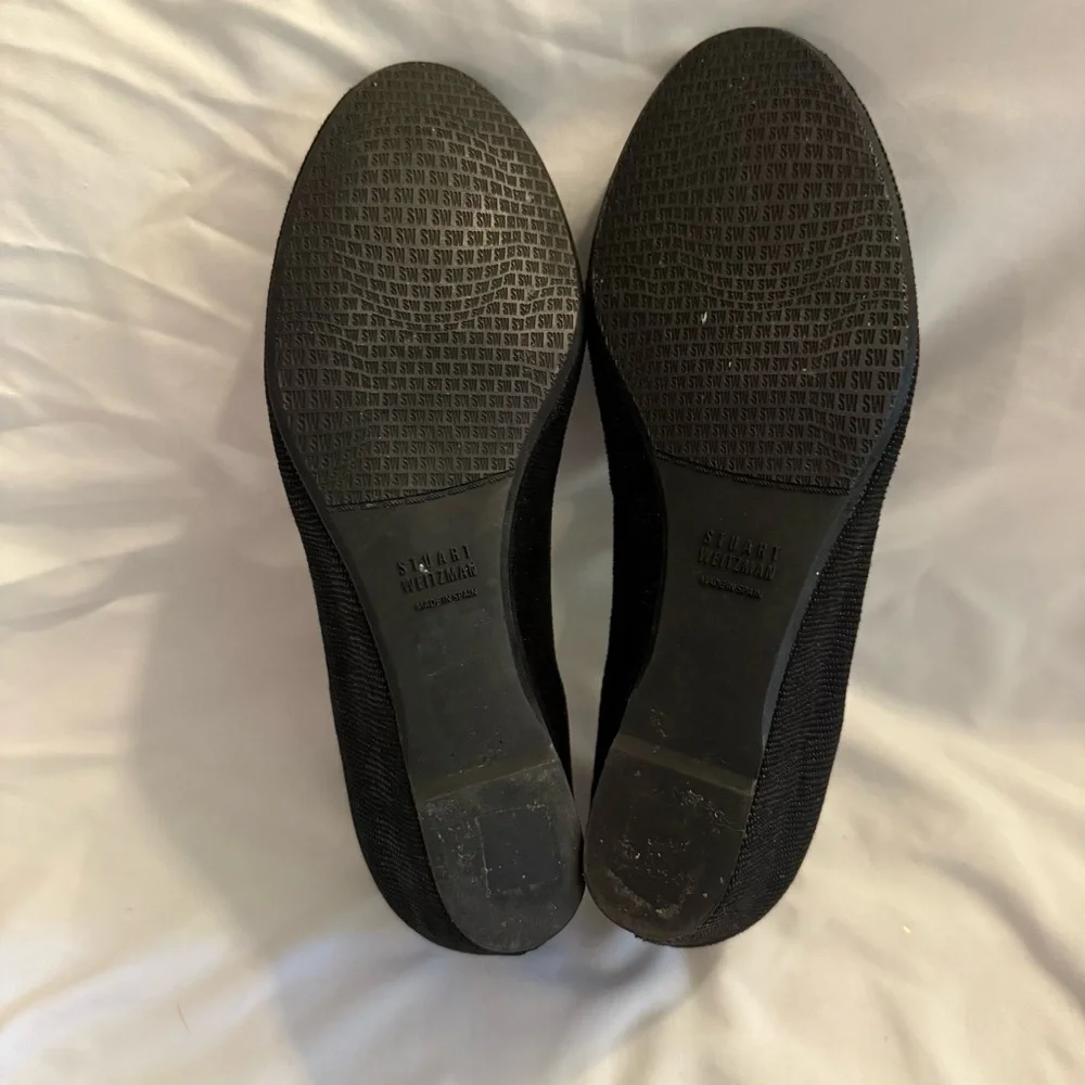 NWOT Stuart Weitzman Sojourn Goosebump Textured Wedge Heel Pumps - Picture 6 of 10